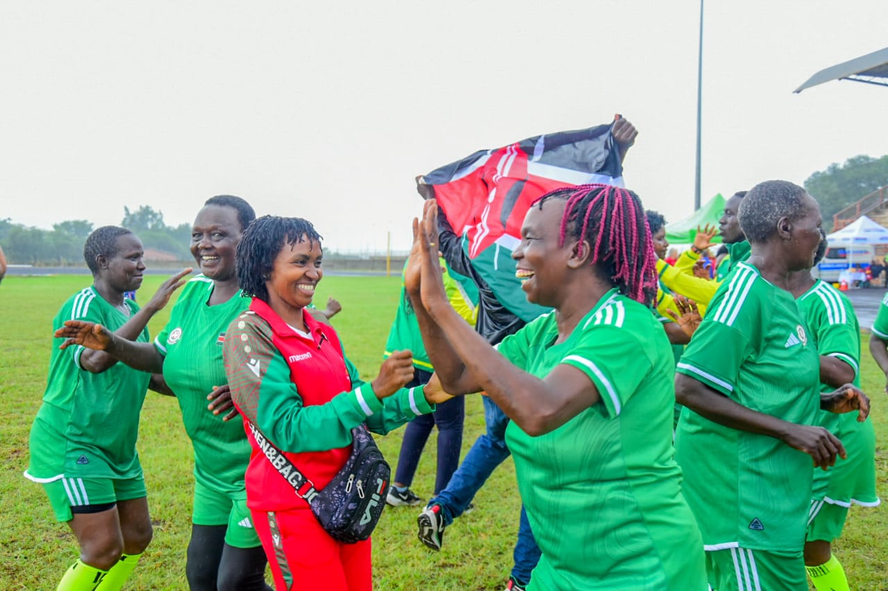 Kenya celebrates the 2027 Grannies Football World Cup