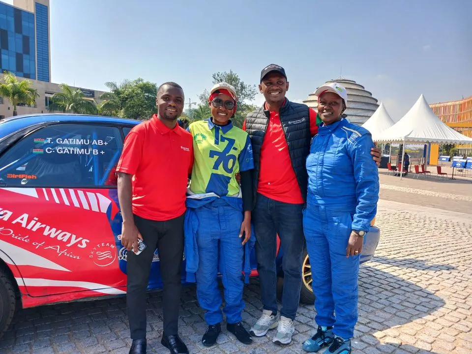 Tinashe and Caroline Gatimu embrace resilience at Mountain Gorilla Rally 2025